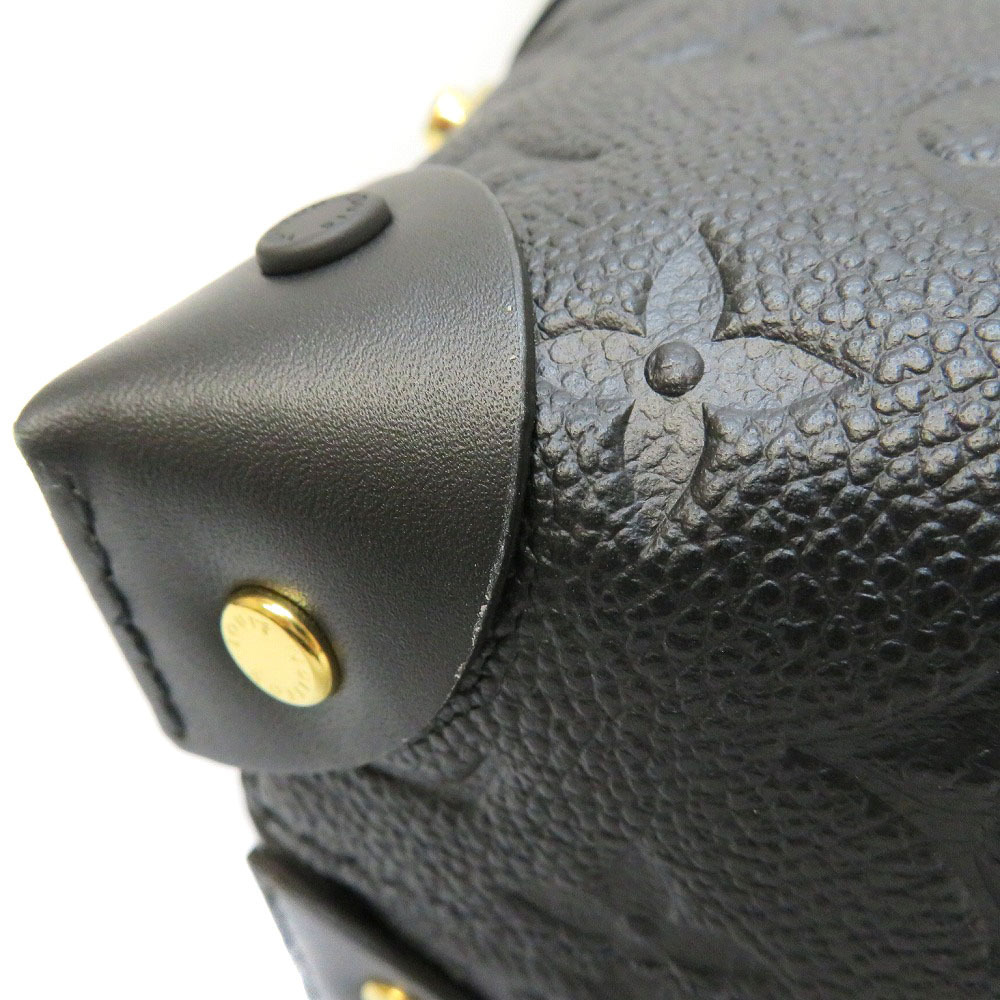 LOUIS VUITTON Malle Souple Empreinte Noir Black Shoulder Bag Handbag - Picture 4 of 10